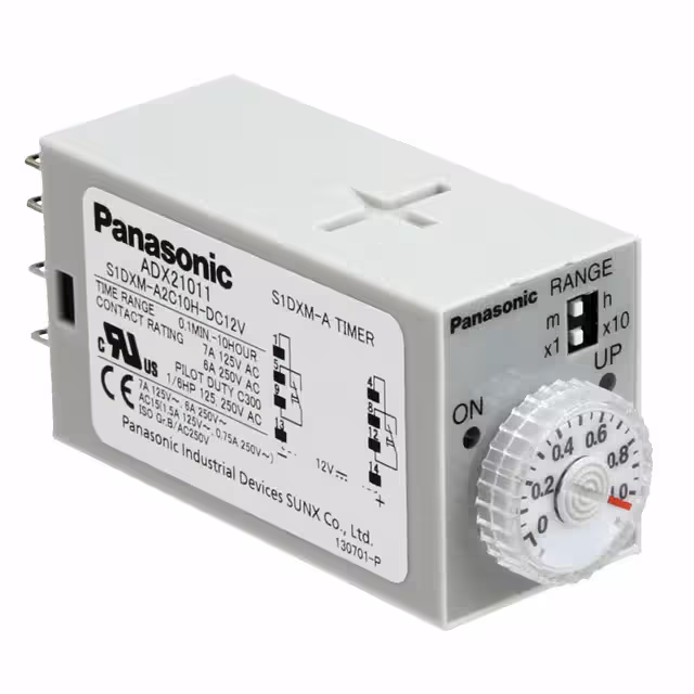 S1DXM-A2C10H-DC12V Panasonic Industrial Automation Sales  Time Delay Relays